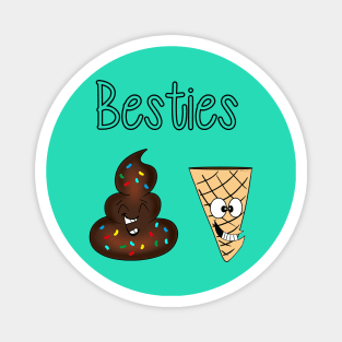 Besties_Chocolate Magnet